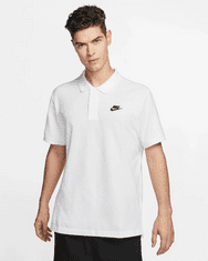 Nike NSW Poloshirt pro muže, S, Polotričko, White/Black, Bílá, CJ4456-100