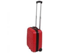 sarcia.eu Mickey a Minnie Mouse Disney červený malý cestovní kufr plastový kufr 37x30x17cm Uniwersalny