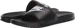 Nike BENASSI JDI SLIDES Unisex, 41 EU, US8, Pantofle, Sandály, Black/White, Černá, 343880-090