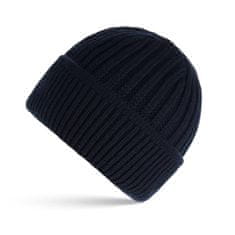 PAOLO PERUZZI Pánská stylová čepice Beanie Navy Blue