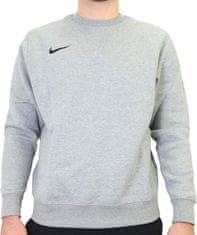 Nike Park Fleece Sweatshirt pro muže, M, Mikina, Dark Grey Heather/Black, Šedá, CW6902-063