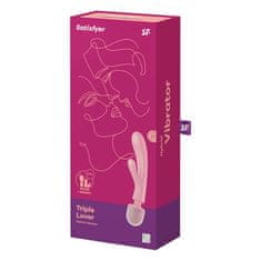 Satisfyer Satisfyer Triple Lover (Pink), skvělý multi vibrátor