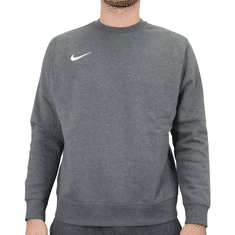 Nike Park Fleece Sweatshirt pro muže, L, Mikina, Charcoal Heather/White, Šedá, CW6902-071