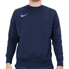 Nike Park Fleece Sweatshirt pro muže, L, Mikina, Obsidian Blue/White, Modrá, CW6902-451