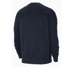 Nike Park Fleece Sweatshirt pro muže, L, Mikina, Obsidian Blue/White, Modrá, CW6902-451