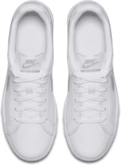 Nike Court Royale Shoes pro ženy, 36.5 EU, US6, Boty, tenisky, White/Metallic Silver, Bílá, 749867-100