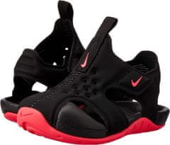 Nike SUNRAY ROTECT 2 (PS) SHOES pro děti, 32 EU, US1Y, Boty, tenisky, Black/Racer Pink, Černá, 943826-003