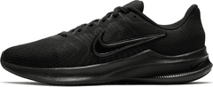 Nike DOWNSHIFTER 11 SHOES pro muže, 46 EU, US12, Boty, tenisky, Black/Dark Smoke Grey, Černá, CW3411-002