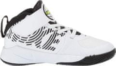 Nike TEAM HUSTLE D 9 (PS) SHOES pro děti, 28.5 EU, US11.5C, Boty, tenisky, White/Black-Volt, Bílá, AQ4225-100