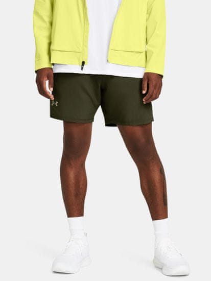 Under Armour Kraťasy LAUNCH ELITE 2in1 7'' SHORT-GRN