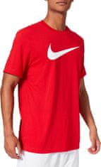 Nike Dri-FIT Park SWOOSH T-Shirt pro muže, L, Tričko, University Red/White, Červená, CW6936-657