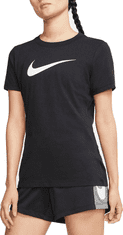 Nike Dri-FIT Park SWOOSH T-Shirt pro ženy, XL, Tričko, Black/White, Černá, CW6967-010