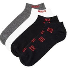 Hugo Boss 4 PACK - pánské ponožky HUGO 50502013-960 (Velikost 40-46)