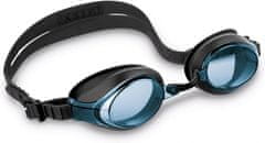 Intex Plavecké brýle Racing Antifog Silicon - černá/bílá