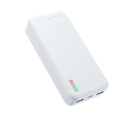 Joyroom QP195 Power Bank 20000mAh 2x USB / USB-C 22.5W, bílý