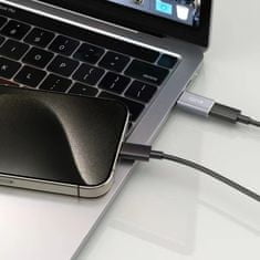 Tech-protect Ultraboost adaptér USB-C / Lightning, šedý