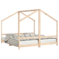 Greatstore Dětská postel 2x (90 x 190) cm masivní borové dřevo