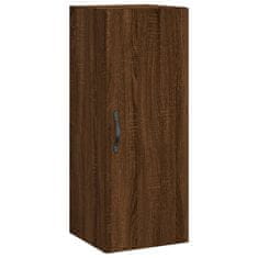 Greatstore Skříň highboard hnědý dub 34,5 x 34 x 180 cm kompozitní dřevo