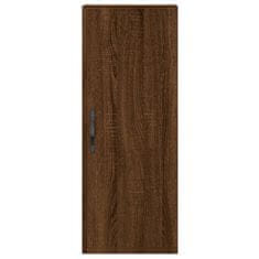 Greatstore Skříň highboard hnědý dub 34,5 x 34 x 180 cm kompozitní dřevo