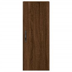 Greatstore Skříň highboard hnědý dub 34,5 x 34 x 180 cm kompozitní dřevo