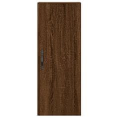 Greatstore Skříň highboard hnědý dub 34,5 x 34 x 180 cm kompozitní dřevo