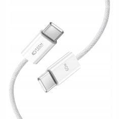 Tech-protect Ultraboost kabel USB-C / USB-C PD 60W 3A 2m, bílý