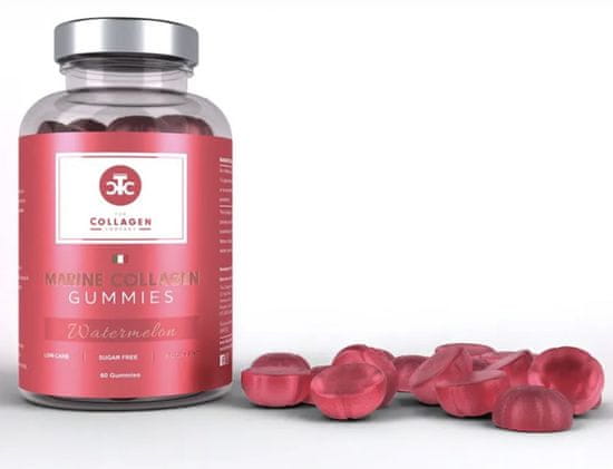 BeKETO MOŘSKÉ KOLAGENOVÉ GUMMIES melounová příchuť 60 kapslí