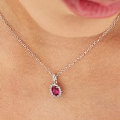 Brosway Elegantní stříbrný přívěsek Fancy Passion Ruby FPR13