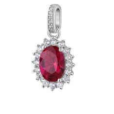 Brosway Elegantní stříbrný přívěsek Fancy Passion Ruby FPR13