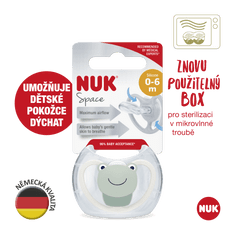 Nuk Dudlík Space 0-6m BOX žabka