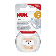 Nuk Dudlík Space 0-6m BOX liška