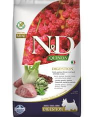 Farmina Granule pro psy N&D dog QUINOA (GF) adult mini, digestiv, jehněčí 2,5 kg