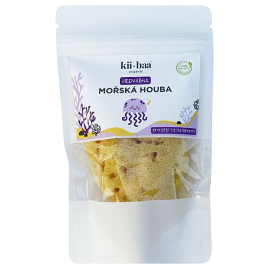 kii-baa organic Hedvábná mořská houba malá