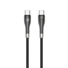 Datový kabel USB-C na USB-C 1m 60W DATUSBC60WFOBK, černý