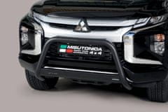 J&J Automotive Přední rámy pro Mitsubishi L200 Double Cab 2019-up 63mm černý