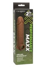 California Ex Novel CalExotics Life-Like Extension 8 Inch Brown skin tone / návlek na penis