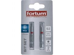 Fortum Hrot křížový phillips, sada 2ks, PH 3x50mm, S2