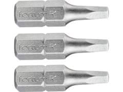 Fortum Hrot čtverec sada 3ks, SQ 1x25mm, S2