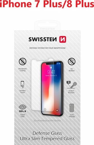 SWISSTEN Ochranné temperované sklo pro 7 plus/8 plus re 2,5d