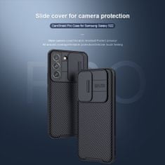 Nillkin  CamShield Pro Zadní Kryt pro Samsung Galaxy S22 Black