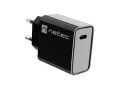 Natec Universální nabíječka RIBERA 20W 1X USB-C, černá