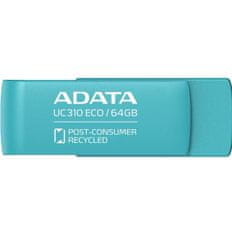 Adata UC310 ECO/64GB/USB 3.2/USB-A/Zelená