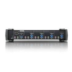 Aten KVM switch CS-1924, 4-Port USB 3.0 4K DisplayPort (4K,USB 3.1 Gen 1)