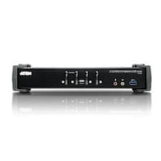 Aten KVM switch CS-1924, 4-Port USB 3.0 4K DisplayPort (4K,USB 3.1 Gen 1)