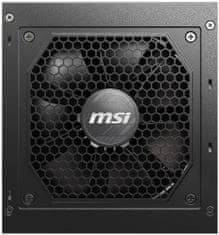 MSI zdroj MAG A750GL PCIE5/ 750W/ ATX3.0/ akt. PFC/ 7 let celk. záruka/ 120mm fan/ modulární kabeláž/ 80PLUS Gold