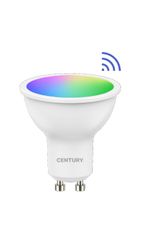 Century CENTURY LED SMART WIFI GU10 38d 6W CCT RGB/2700-6500K 38d DIM Tuya WiFi
