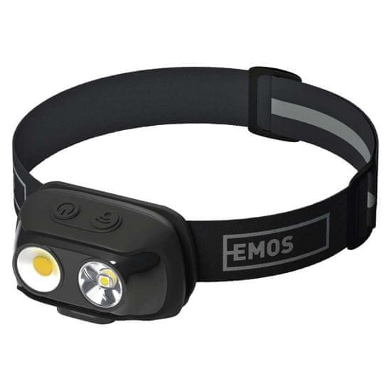 Emos EMOS COB LED nabíjecí čelovka P3542, 500lm, 130m, Li-pol 1200 mAh P3542