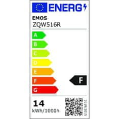 Emos EMOS Chytrá LED žárovka GoSmart A65 / E27 / 14 W (94 W) / 1 400 lm / RGB / stmívatelná / Wi-Fi ZQW516R