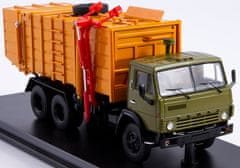 Start Scale Models KO-415A (Kamaz-53213) popelářský vůz, khaki-oranžová, 1/43