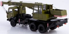 Start Scale Models Autojeřáb KS-3575A, Kamaz-53213, khaki, 1/43